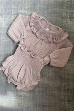 Calamaro stone pink top and jam pants set