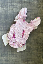 Phi lilac floral cotton swimsuit