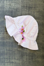 Phi lilac floral sun hat