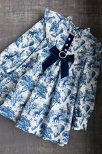 Rochy blue toile dress 