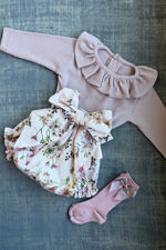 Phi pink floral bow jam pants