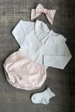 Calamaro pink striped jam pants 