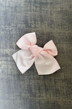 Condor baby pink large grossgrain hair bow