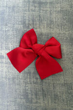 Condor red large grossgrain hair bow
