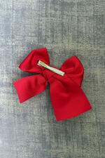 Condor red large grossgrain hair bow