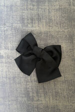 Condor black large grossgrain hair bow