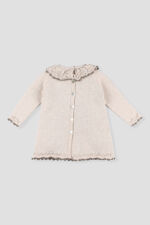 Foque deer print wool blend dress