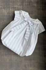 Puro Mimo blue striped romper 