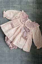 Valentina pink floral dress and knickers set