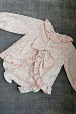Calamaro pink floral dress and knickers set
