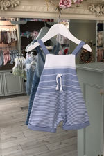 Laranjinha boys striped romper 