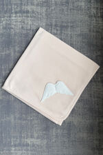 Baby Gi peach pink angel wing cotton muslin