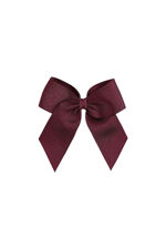 Condor burgundy hair bow