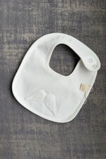 Baby Gi ivory  angel wing bib