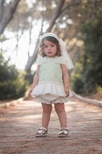 PRE ORDER Rochy mint tulle dress and knickers set