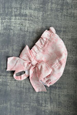 Phi pink toile bonnet