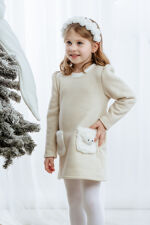 Jamiks cream bear dress