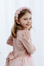 Jamiks pink faux fur headband