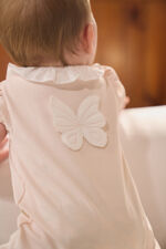 Baby Gi pink butterfly babygrow