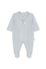 Baby Gi blue hot air balloon babygrow