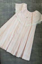 Foque pink striped dress