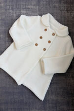 Juliana cream knitted coat