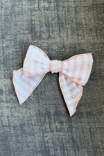 Calamaro pink stripe hair clip