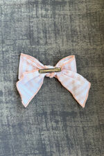 Calamaro pink stripe hair clip