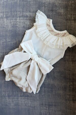 Naxos smocked top and jam pants set 