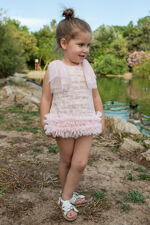 Naxos pink tulle dress and knickers set