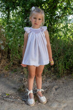 Naxos rose smocked top dress and knickers