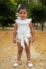 Naxos smocked top and jam pants set 