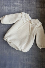Be chic beige tweed romper 