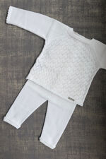 Condor white openwork knitted set