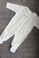 Baby Gi ivory bloom babygrow