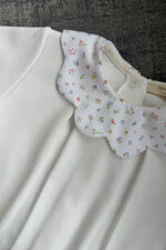 Baby Gi ivory bloom babygrow
