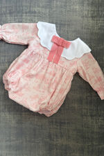 Phi pink toile romper