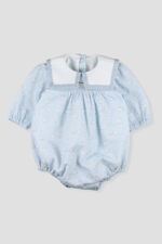 Foque blue sheep print romper 