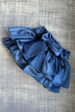 Be chic navy velvet skort