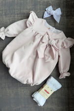 Puro Mimo Penelope pink romper 