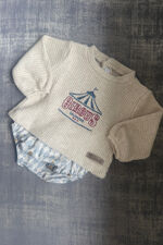 Calamaro blue circus jam pants set