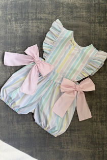 Meia Pata pastel stripes jumpsuit
