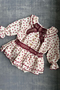 Rochy heart print jam pants set