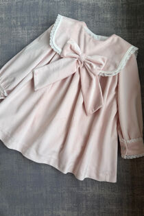 Be chic rosa pink bow dress
