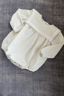 Be Chic cream jersey sailor romper