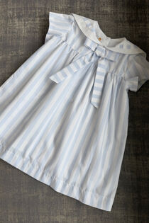 Puro Mimo blue striped dress