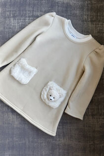 Jamiks cream bear dress