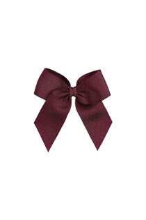 Condor burgundy hair bow