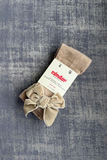 Condor turron velvet bow tights