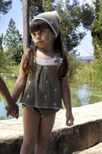 Calamaro palm tree print jam pant set